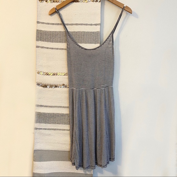 Brandy Melville Dresses & Skirts - BRANDY MELVILLE Striped Skater Dress Spaghetti